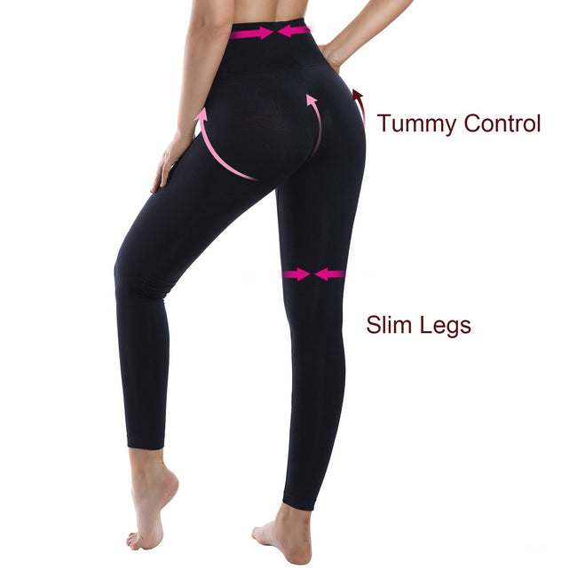 Womens Shapewear Legging Tight Tummy Hips and Thigh Medium Control