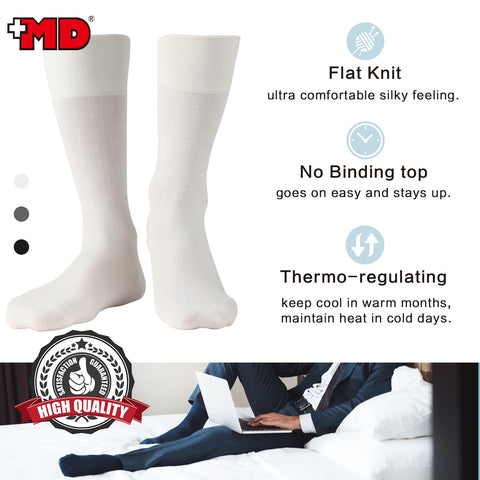 MD Antifungal Bamboo Crew Socks For Smelly Feet