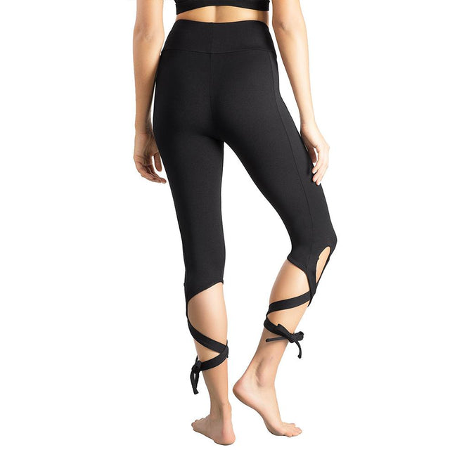 Tied-up Capri Leggings – BE Bliss Yoga & Wellness